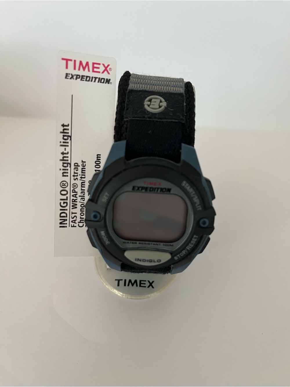 Timex Expedition Sport Fast Wrap Digital Watch Indiglo Alarm Chrono Timer NEW